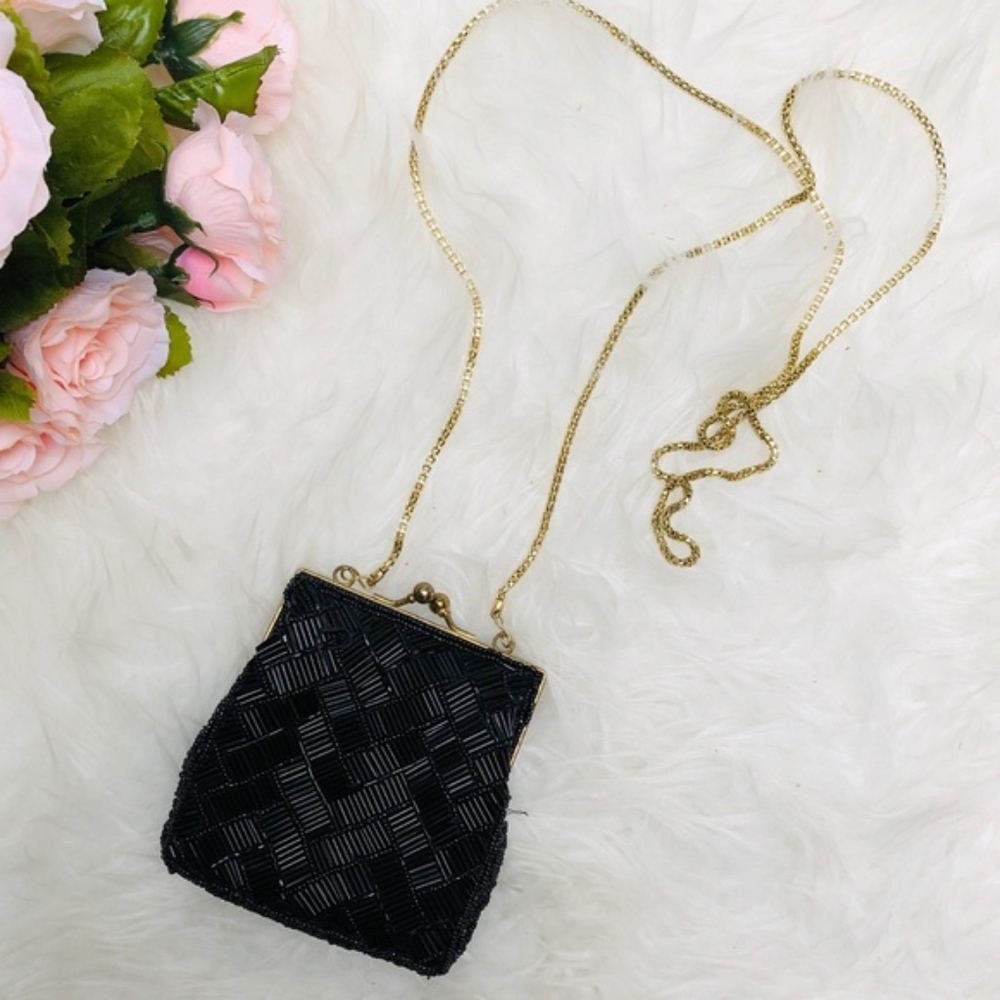 VINTAGE LA REGALE BEADED HANDBAG - Picture 4 of 7